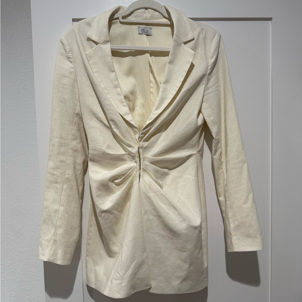 Oh Polly Cream Blazer